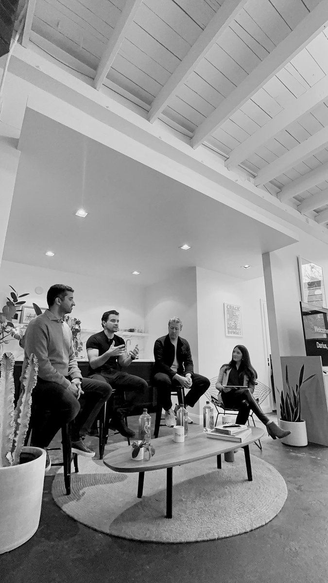 Jeff Mckinnon (@jeffmckinnon_) on Twitter photo Fantastic panel discussions this week at <a href="/the__com/">The.com has moved!</a> HQ for #sftechweek with <a href="/rauchg/">Guillermo Rauch</a> <a href="/dariusmc/">Darius MC</a> <a href="/DevynJonash/">Devyn Jonash</a> <a href="/ClarkeMcKinnon/">Clarke</a> Fantastic panel discussions this week at <a href="/the__com/">The.com has moved!</a> HQ for #sftechweek with <a href="/rauchg/">Guillermo Rauch</a> <a href="/dariusmc/">Darius MC</a> <a href="/DevynJonash/">Devyn Jonash</a> <a href="/ClarkeMcKinnon/">Clarke</a>