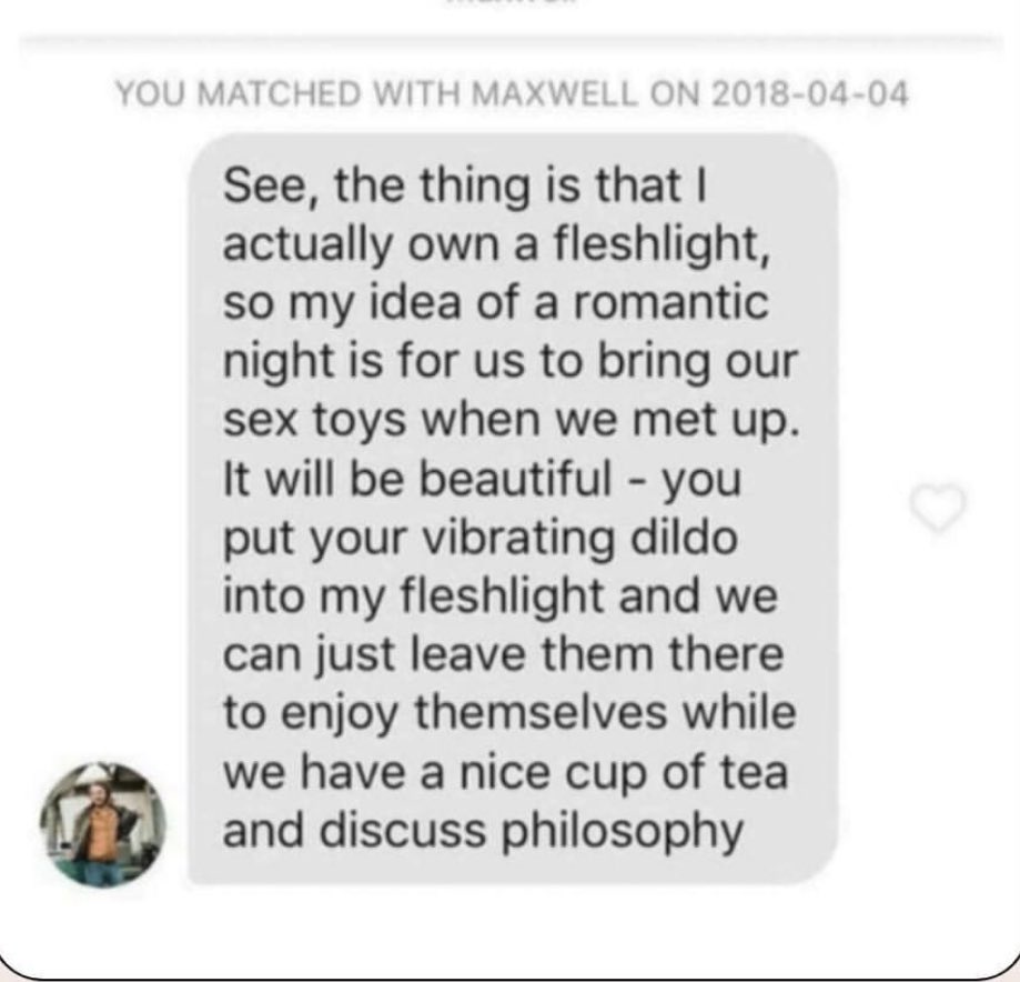 This sounds like a great first date🙋🏻‍♀️. 
DM: for credit or a cup of tea. Lol