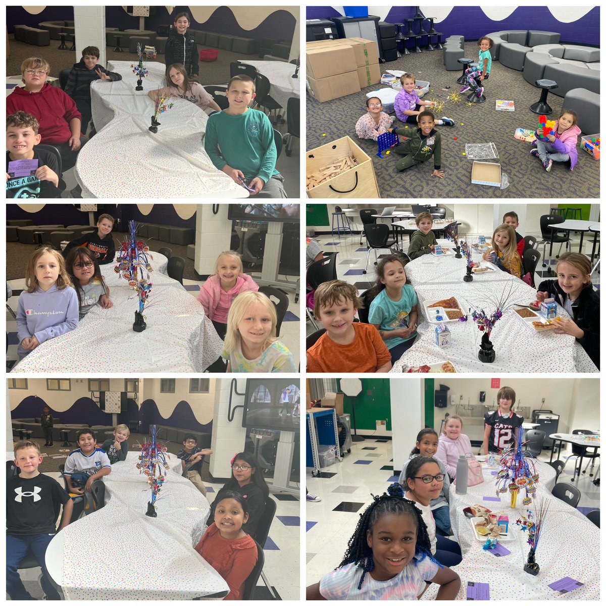 Congratulations to these outstanding students for earning the most Dojo points for the month of October. They got a trip to the Pride Café today. #MiddiePride #MiddieRising