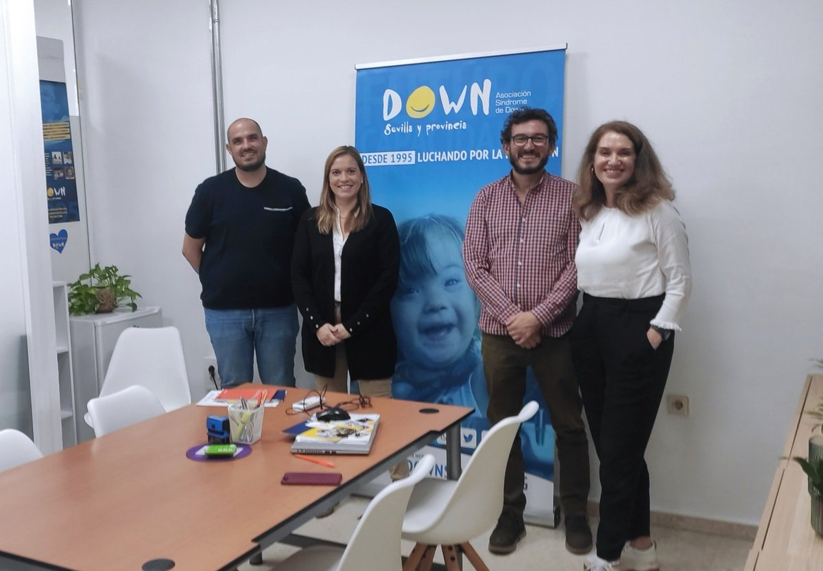 Seguimos contactando con entidades comprometidas para el asesoramiento de la inserción laboral de personas con discapacidad. Gracias a Down Sevilla por vuestra atención y predisposición. Seguimos sumando!!
<a href="/CEPES2/">CEPES</a> <a href="/FundacionProde/">Fundación PRODE</a>

#CEPESFSE #CEPESPOISES
