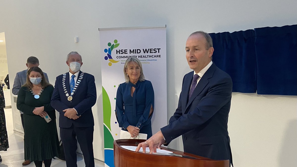 CommHealthMW's tweet photo. .@MichealMartinTD today officially opened the new Thurles Primary Care Centre. The state-of-the-art facility brings together a broad suite of health services on one site and its opening marks a significant milestone in the delivery of enhanced care to the people of N Tipperary https://t.co/9jMiaci5gN