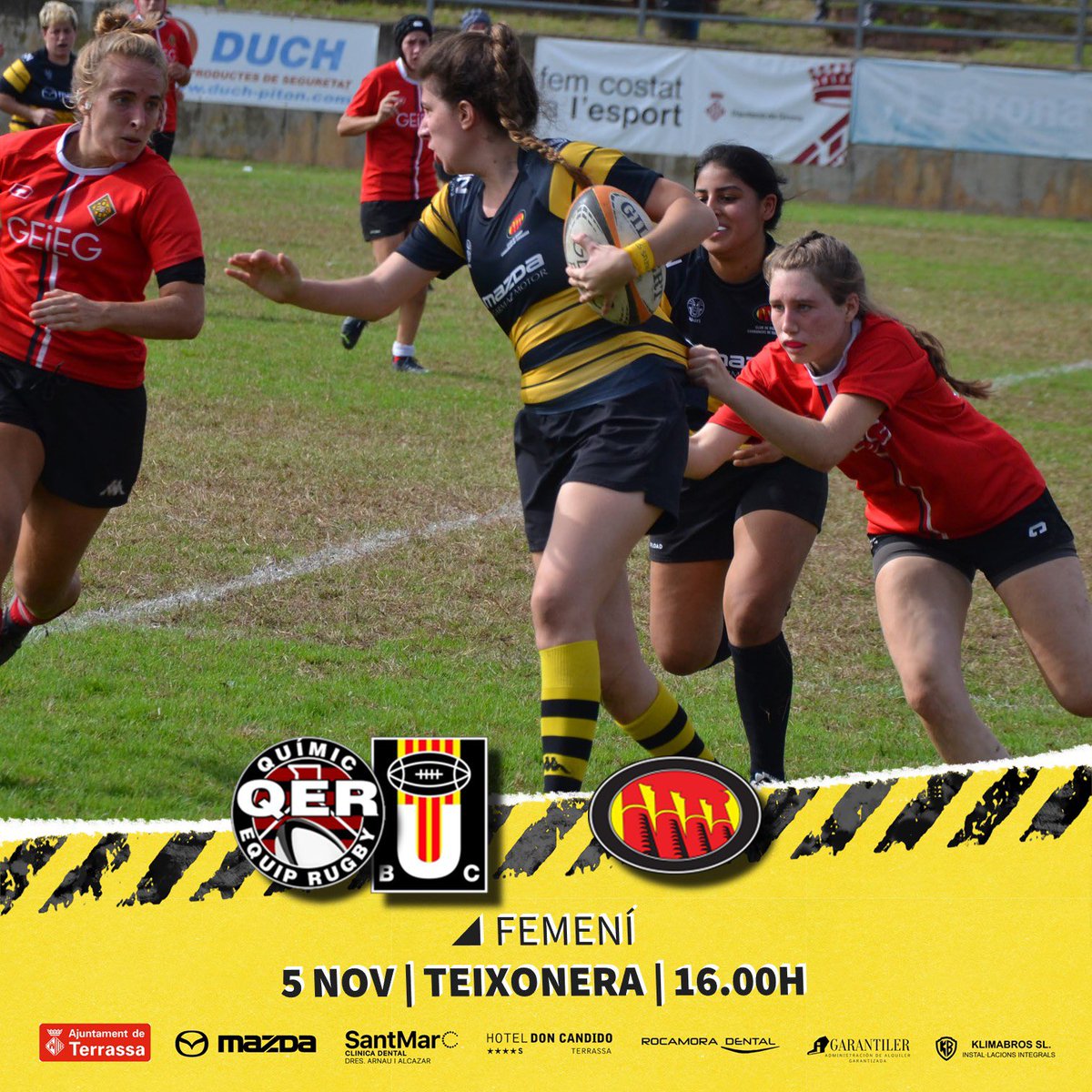 🗓📣 Activitat de #rugby d'aquest cap de setmana. 🏉

Carbó, carbó🔥