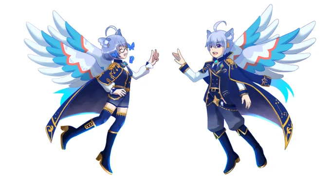 しへさんとうちの子～アクスタの表完成!#ラグマス #路地裏症候群 #potofu 