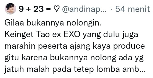 soel &amp; ekso nih kaya jadi tameng empuk buat si toxic nctzen yh, tiap mereka berulah tuh pasti banyak yg tiba2 jadi pengarang handal and making a story seakan-akan soel pernah kaya gitu sebelumnya😷
soel kalo diatur sama member loh pada nurut🥲 dan sejauh ini blom pernah dibubarin