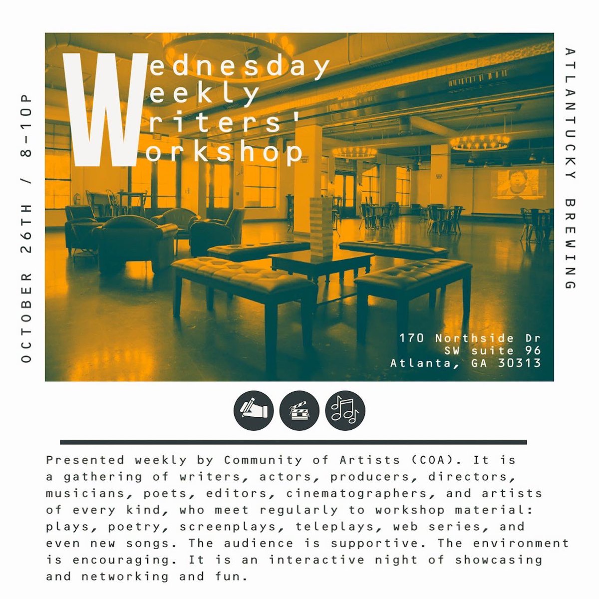 Coalition of Artists Workshops tweet media