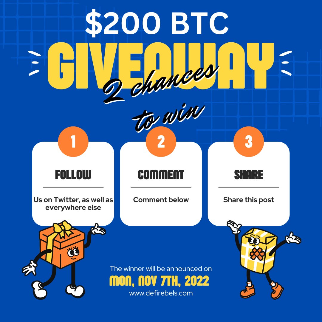 TacticalET's tweet photo. 🔥Weekend Giveaway Time!!!🔥

🚀$200 $BTC #bitcoin Total🚀

$100 BTC to a random Twitter follower, $100 BTC to one other random person who is following us elsewhere, linktree below this post or in bio

Retweet this, like, comment, and follow so we can DM you.

Ends Sunday evening https://t.co/yhUG3MB3kf