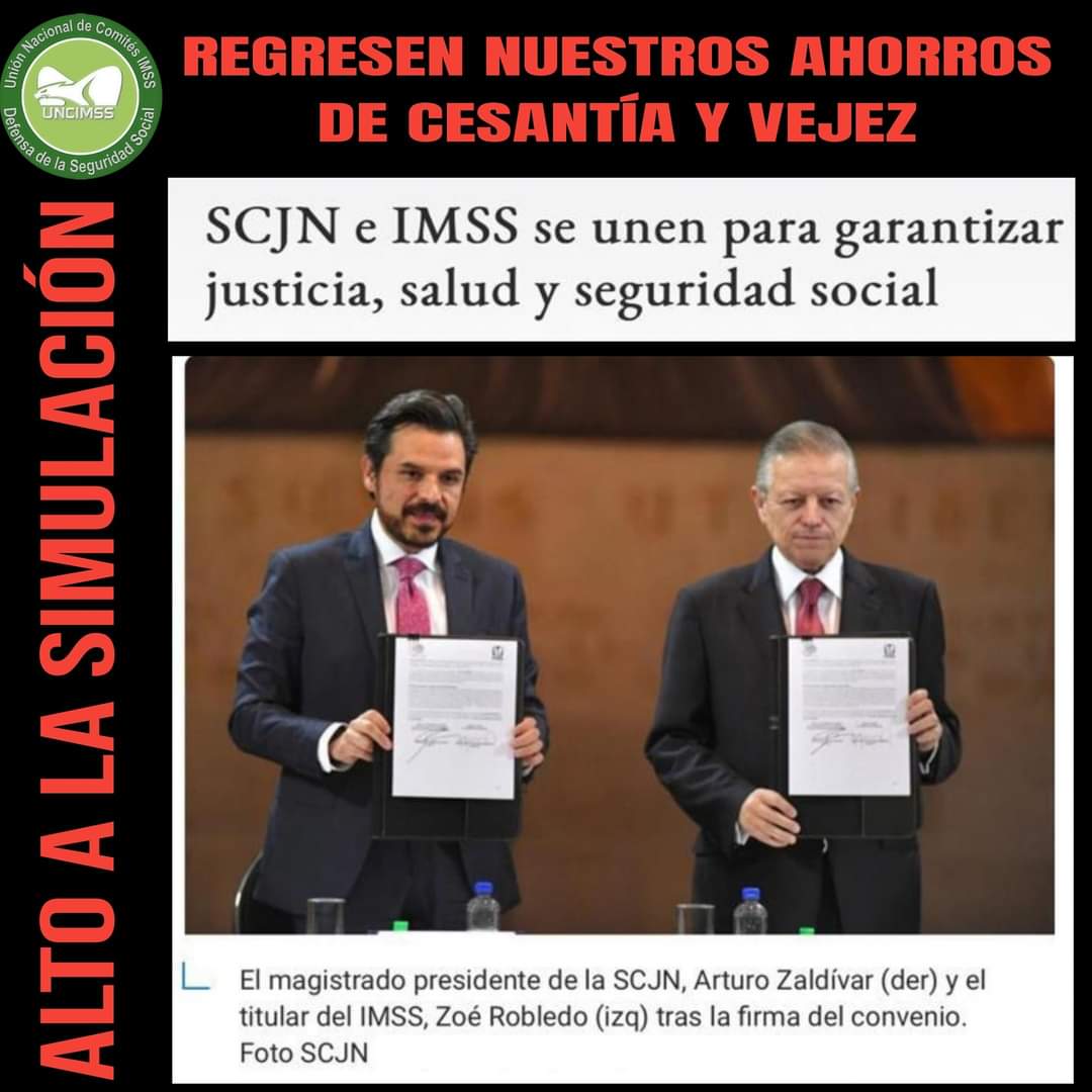 SaltilloUncimss's tweet photo. Pedimos Justicia Social para el Trabajador Jubilado IMSS.
#NomasSimulacion #Todossomosuncimss #Uncimss #Uncimsssaltillo https://t.co/G1yNcuRM8G