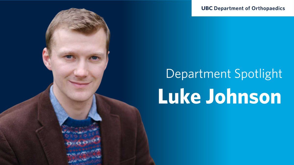 Meet @Luke_G_Johnson, a UBC Orthopaedics PhD candidate with the <a href="/HippyLab/">Hippy Lab</a>/@Mobility_Health. Learn more about how his love of engineering and biomechanics led him to pursue graduate research in patients who have residual hip deformity from Perthes’ disease. bit.ly/3sXEMqj