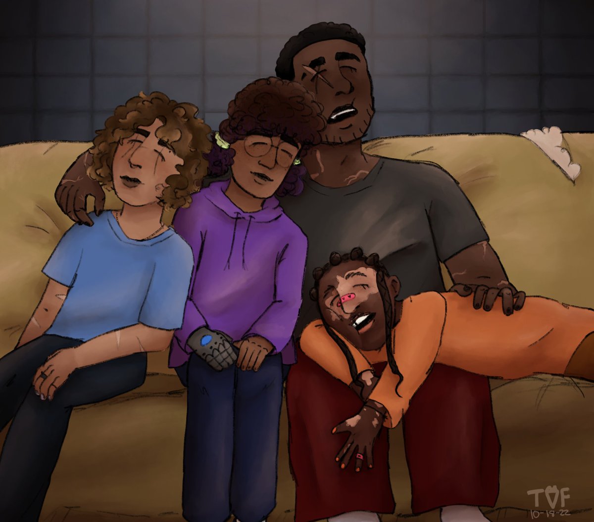 reddtries's tweet image. rising from the grave to give you my human tmnt designs #rottmnt #rottmntfanart #tmntfanart