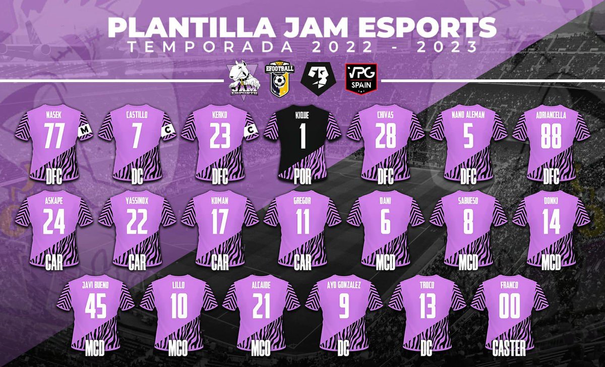 🖤💜Presentación💜🖤

Estos serán los encargados de pelear por <a href="/VFOspain_ps/">VFOspain PS</a> <a href="/VPG_Spain/">Virtual Pro Gaming España</a> <a href="/OfficialVPG/">Virtual Pro Gaming</a> @PLGeFootBall