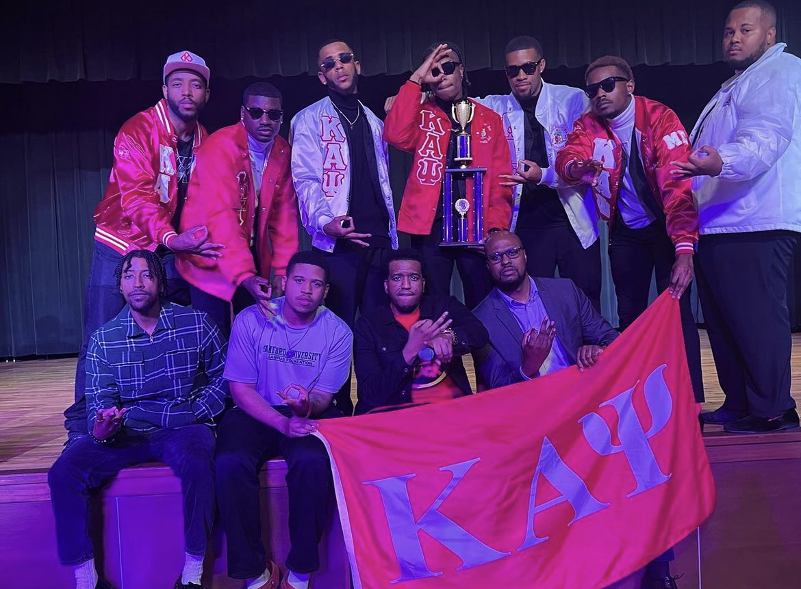 SFASU's tweet photo. We’re “stepping” it up for #SFASpiritFriday! Congrats to the sorority and fraternities awarded top finishes in last week’s #SFAHomecoming Step Show and Stroll Off! 💜🎉

Fraternity first place stroll: @PlatinumNupes 
Sorority first place stroll: @SFA_AKAs 
Step winner: @SFABETAS https://t.co/H9oPuEBmay