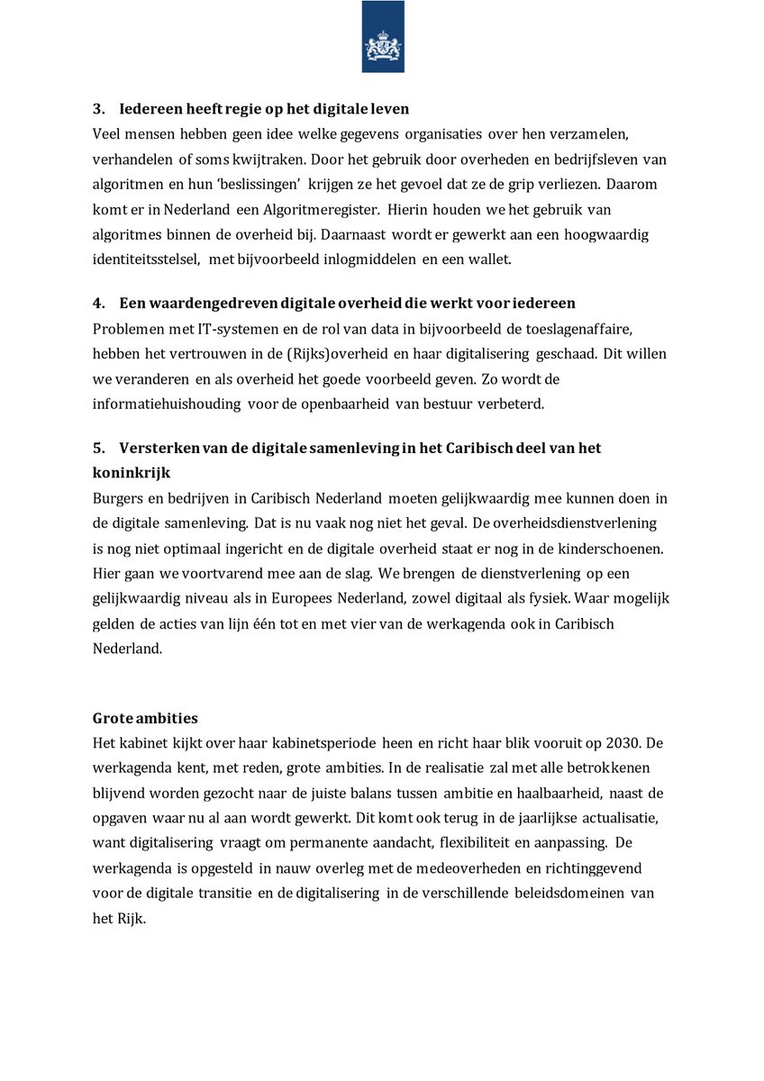AvHuffelen's tweet image. Vandaag publiceert het kabinet de werkagenda voor een veilige, inclusieve en kansrijke digitale samenleving. De komende tijd zetten we in op digitale vaardigheden, de id-wallet, het bestrijden van desinformatie en het reguleren van algoritmes: nieuwsbzk.nl/2339031.aspx?t…