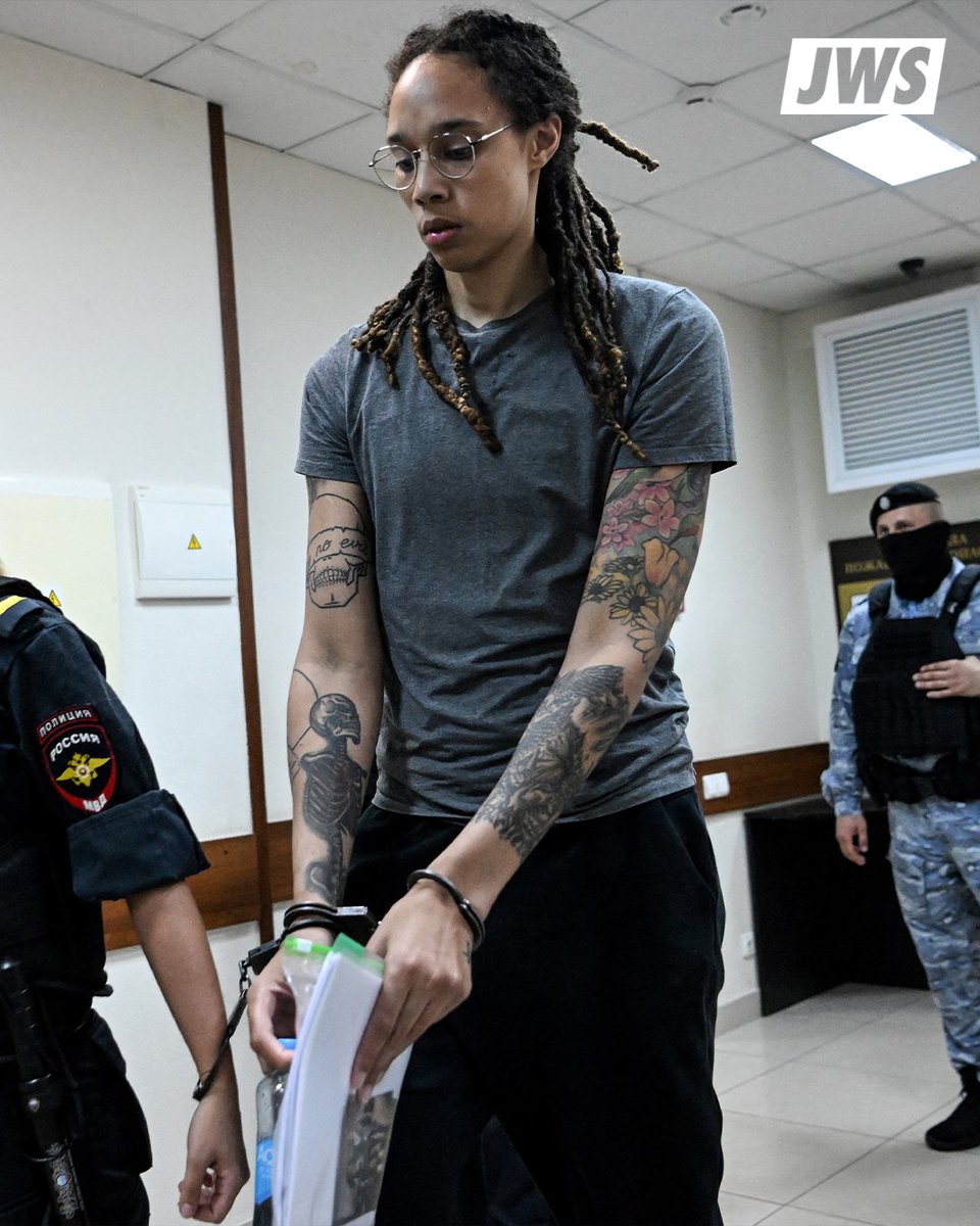 justwsports's tweet image. US Embassy officials visited Brittney Griner in Russia on Thursday.

State Department spokesperson Ned Price said in a tweet that the officials "saw firsthand her tenacity and perseverance despite her present circumstances."