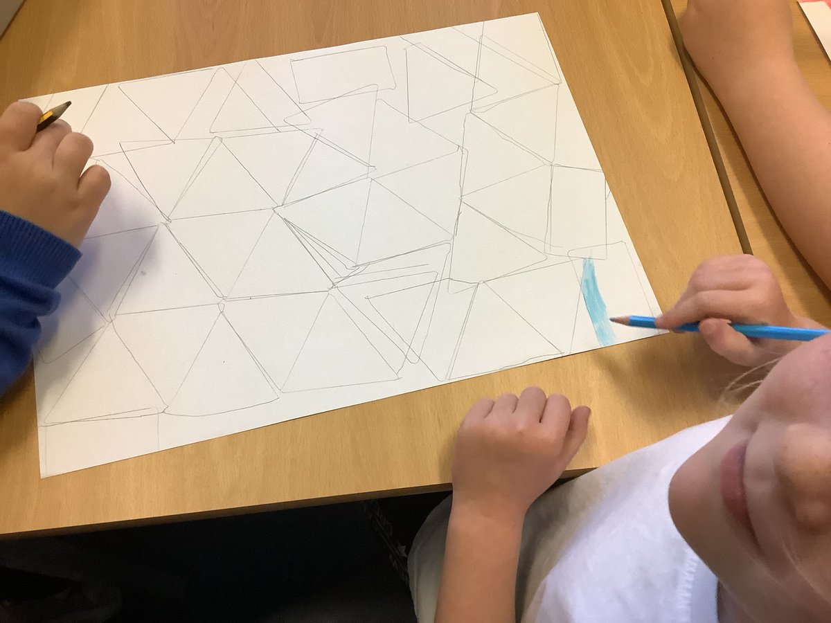 'Adventures With Maths Club' today explored the artwork of MC Escher and we learned about shape tessellation. The children took so much care over the tesellation.