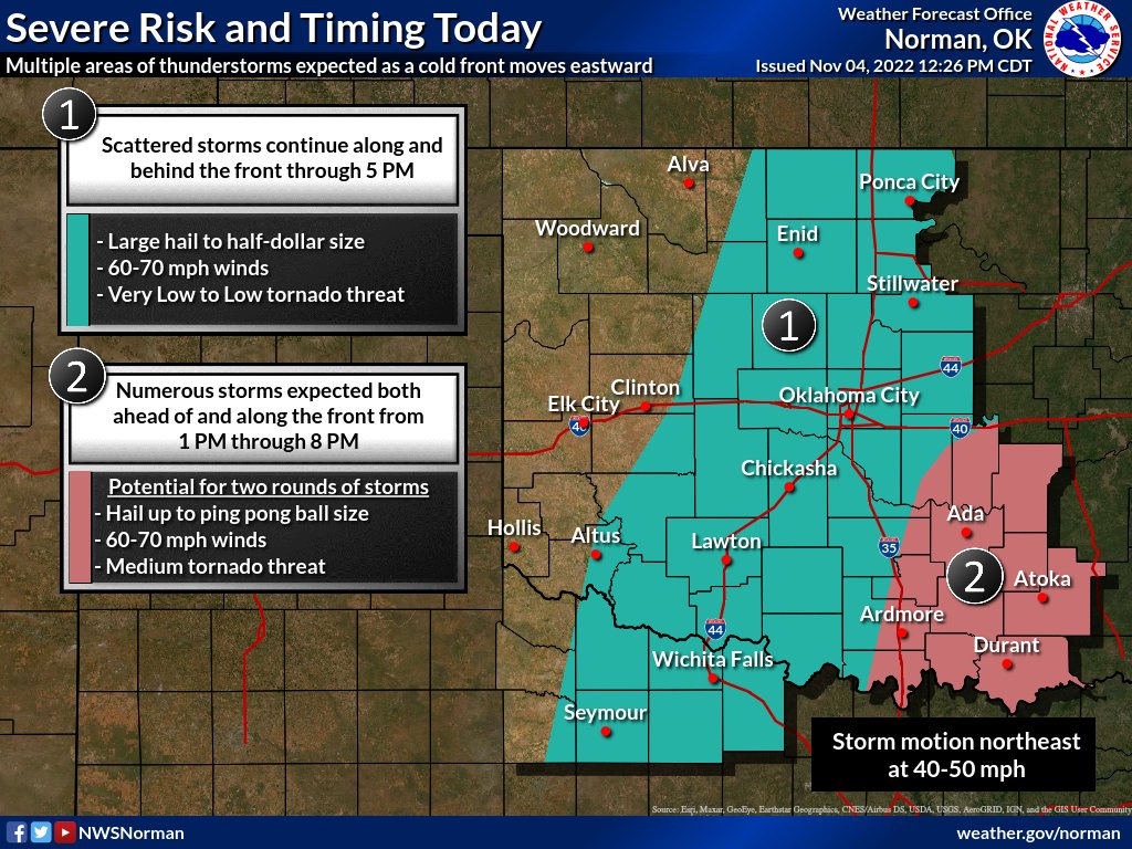 NWS Norman on Twitter "1233 PM Our latest forecast thoughts
