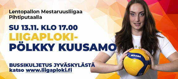 LiigaPloki ja J. Paanasen Liikenne Oy järjestävät kuljetuksen Jyväskylästä sunnuntaina 13.11. Pihtipudas-salissa pelattavaan otteluun LiigaPloki-Pölkky Kuusamo. liigaploki.fi/bussikuljetus-…