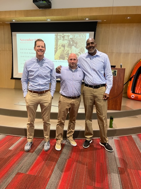 MHSathletix's tweet photo. MHS Princpals are in sync this year!
#MelrosePS #Tripleting https://t.co/mTApYTejtK