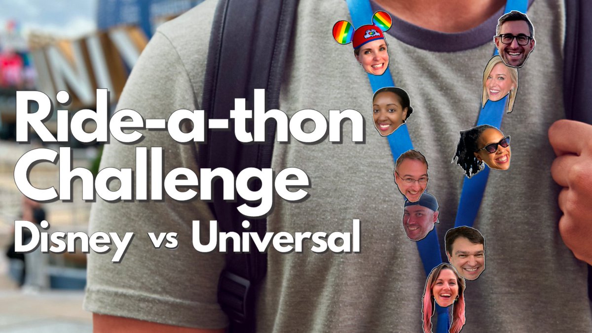Team Disney versus Team Universal — going head to head to check off as many rides as possible. All to raise money for Give Kids the World Village, a charity that hosts Make A Wish families during their vacations. Stay up to date in the 🧵👇Donate here: give.gktw.org/team/451278