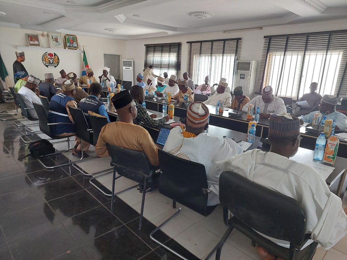#Kebbi State Task Force Meeting on immunization <a href="/Strategic_BK/">Birnin Kebbi Field Office</a> held at the Deputy Governor's Cabinet office Birnin Kebbi in preparation for NOV2022 OBR2 Campaign
<a href="/KBStGovt/">Kebbi State Government</a> 
<a href="/KebbiSPHCDA/">Kebbi State Primary Health Care Development Agency</a> 
<a href="/KebbiPHEOC/">Kebbi PHEOC</a> 
<a href="/WHONigeria/">WHO Nigeria</a>
<a href="/eyitayoe/">Dr Emmanuel, Eyitayo</a>
<a href="/DrHarunaAdamu1/">Haruna I. Adamu, PhD, MPH, MBBS, FRSTMH, MACE</a>
<a href="/khedra1122/">Ahmed Khedr</a>
<a href="/WMulombo/">W. Kazadi Mulombo</a>