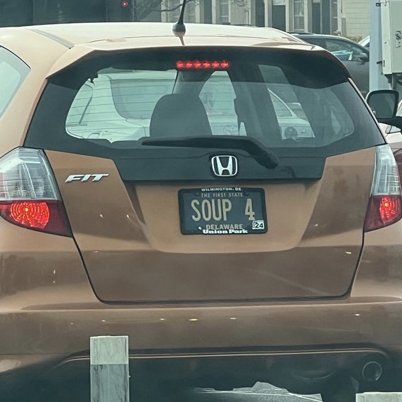 DE vanity plates tweet media