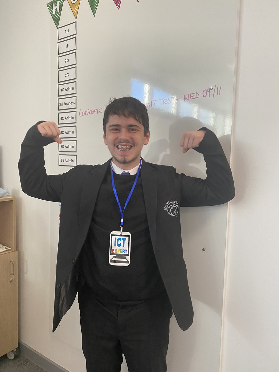 Congratulations Kier, 3H’s ICT expert. 🌟💻@BoclairAcademy <a href="/BoclairBusiness/">BoclairBusiness</a>