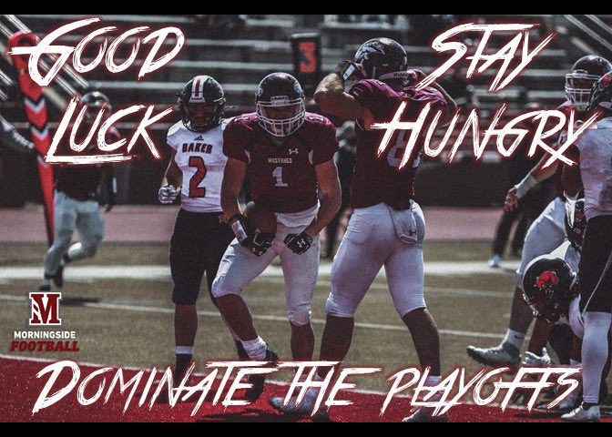 Appreciate the wishes ! <a href="/CoachCJake/">Casey Jacobsen</a> <a href="/MsideFootball/">Morningside University Football</a>