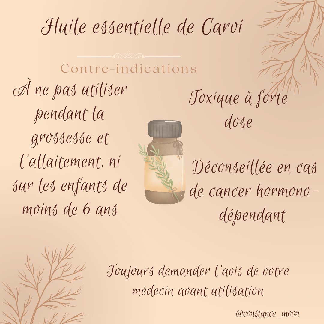 Constance__moon's tweet photo. 🌱Moi qui pensait avoir fait le tour des huiles essentielles, j'en suis encore loin !

J'ai découvert celle-ci en créant ce post 🌱 Vous la connaissiez ?

#carvi #aromatherapie #aromathérapie #huileessentielle #huilesessentielles #he #huileessentiellecarvi https://t.co/05PhYTY4pl