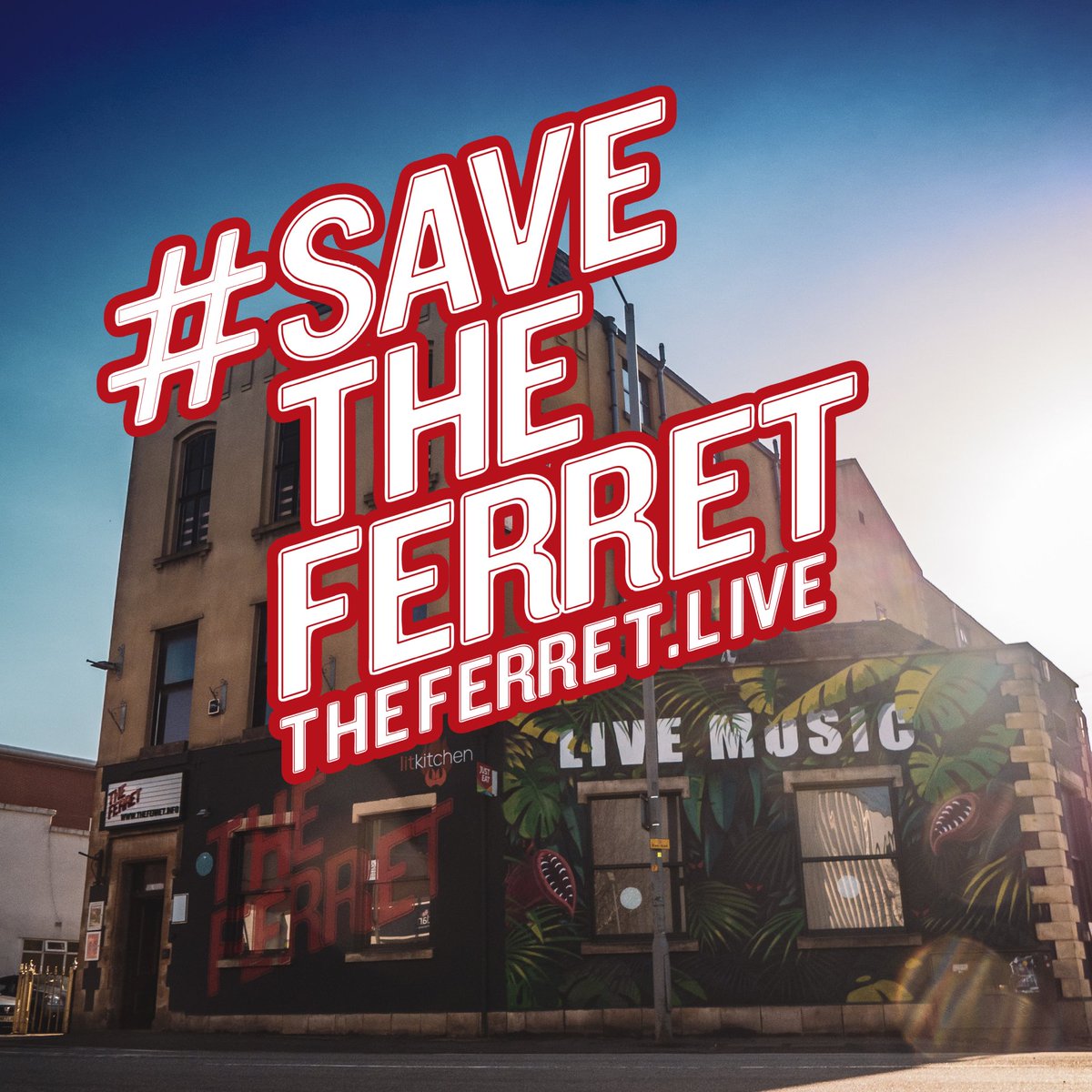 #SaveTheFerret - TIME IS UP!
Hello Friends! We’ve almost run out of time to Save The Ferret, so here's our final fundraising campaign to try to reach the target needed ASAP to save the building from developers.
Please read more: crowdfunder.co.uk/savetheferret
This is the final push!