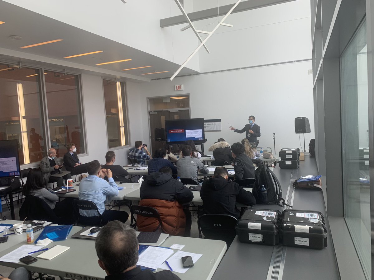 JMorenoGarijo's tweet photo. The fantastic @yannisdr at the #3DTEEToronto hands-on course #TPES2022
3D for the Aortic Valve ❤️🔥
@APIL_TGH @Sunnybrook @UHN @CASUpdate @UofTanesthesia @CAS_CVT @yannisdr @JMorenoGarijo @AmieTrailN @FabioPapa8 https://t.co/ZwtLlwhp1l