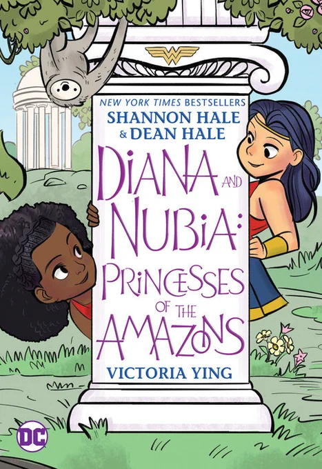 Diana and Nubia are here to save the day! Written by @haleshannon and @halespawn Our new MG WonderWoman book will be in stores next TUESDAY!! #DCcomics 