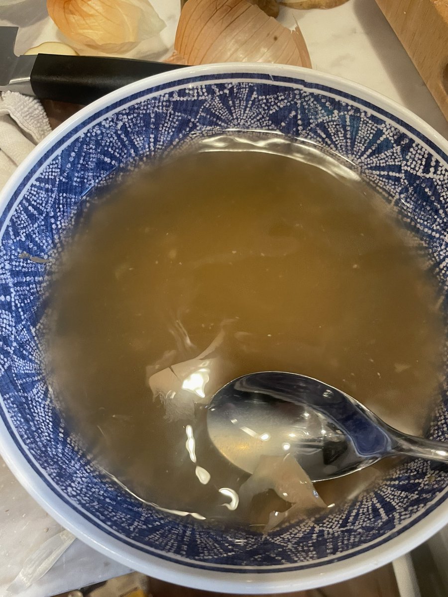 ChelsDerks's tweet photo. @pacificfoods hi! Is this normal? Bought three cartons of your organic chicken broth and all three had this in it? https://t.co/tbkDkAFb9p