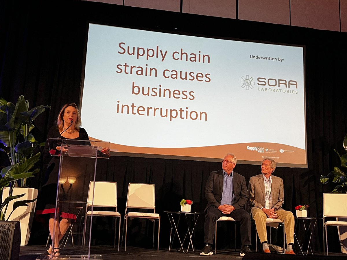 On stage now @SupplySide #SSWExpo sharing current situation with #synbio in dietary supplements @KarenIsHealthy @OrgNatHealth John Fagan Ph.D. @HRI_Labs @APLewis @NaturalGrocers