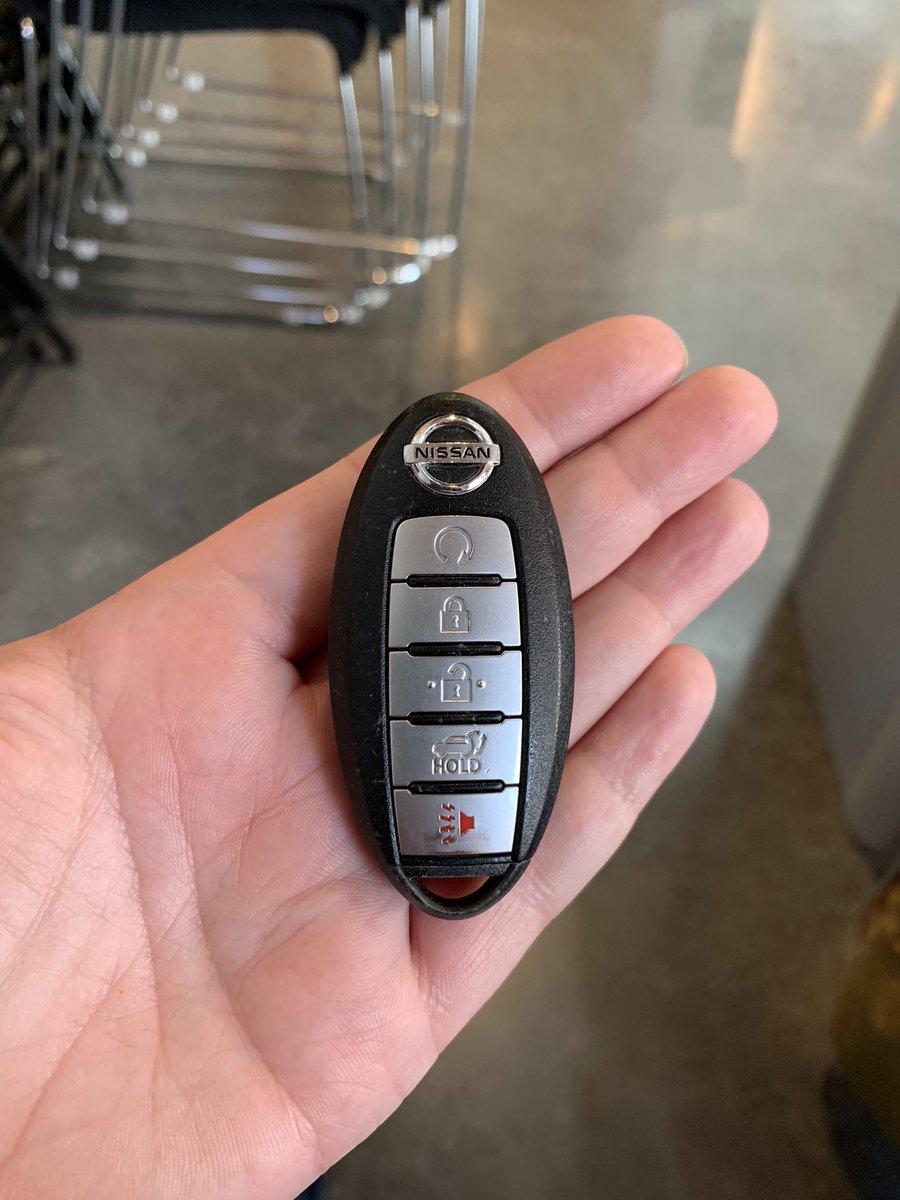 A visitor found this Nissan key fob on the east coast trail in Quidi Vidi today. If you’re missing a key to your Nissan drop by <a href="/qvvstudios/">Quidi Vidi Village Artisan Studios</a> front desk and if this key opens your car, it’s all yours. Please share.