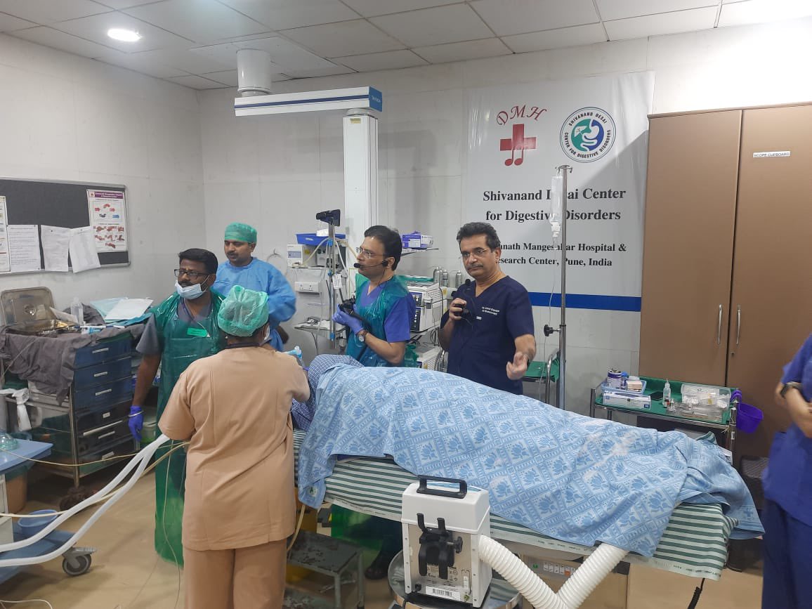 Fantastic conference by NMC hospital team Abu Dhabi led by Dr. Yogesh Shastri & team! 
DMH Gastro demonstrated - EUS FNB - unc mass, EUS PFC drainage - LAMS, EUS HGS - hilar, EUS GJ - GOO! Congratulations to Team! @DMHospitalPune #harshal_gadhikar #rajendra_pujari #asian_EUS