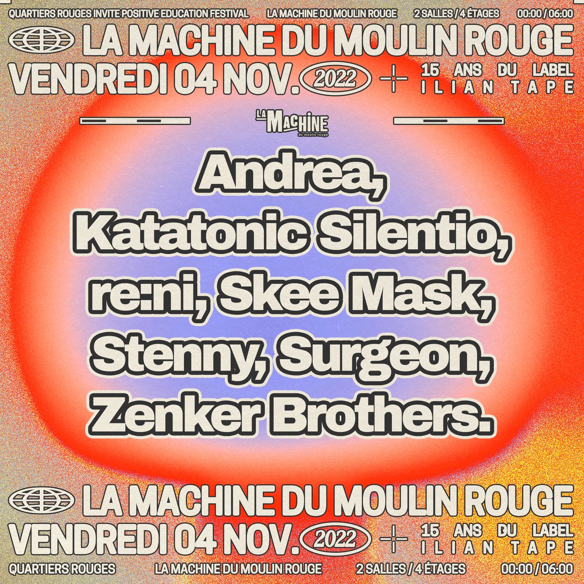 #Tonight at <a href="/LaMachineParis/">La Machine du Moulin Rouge</a> 🔥🔥
🎫link.dice.fm/QRxIlianTape