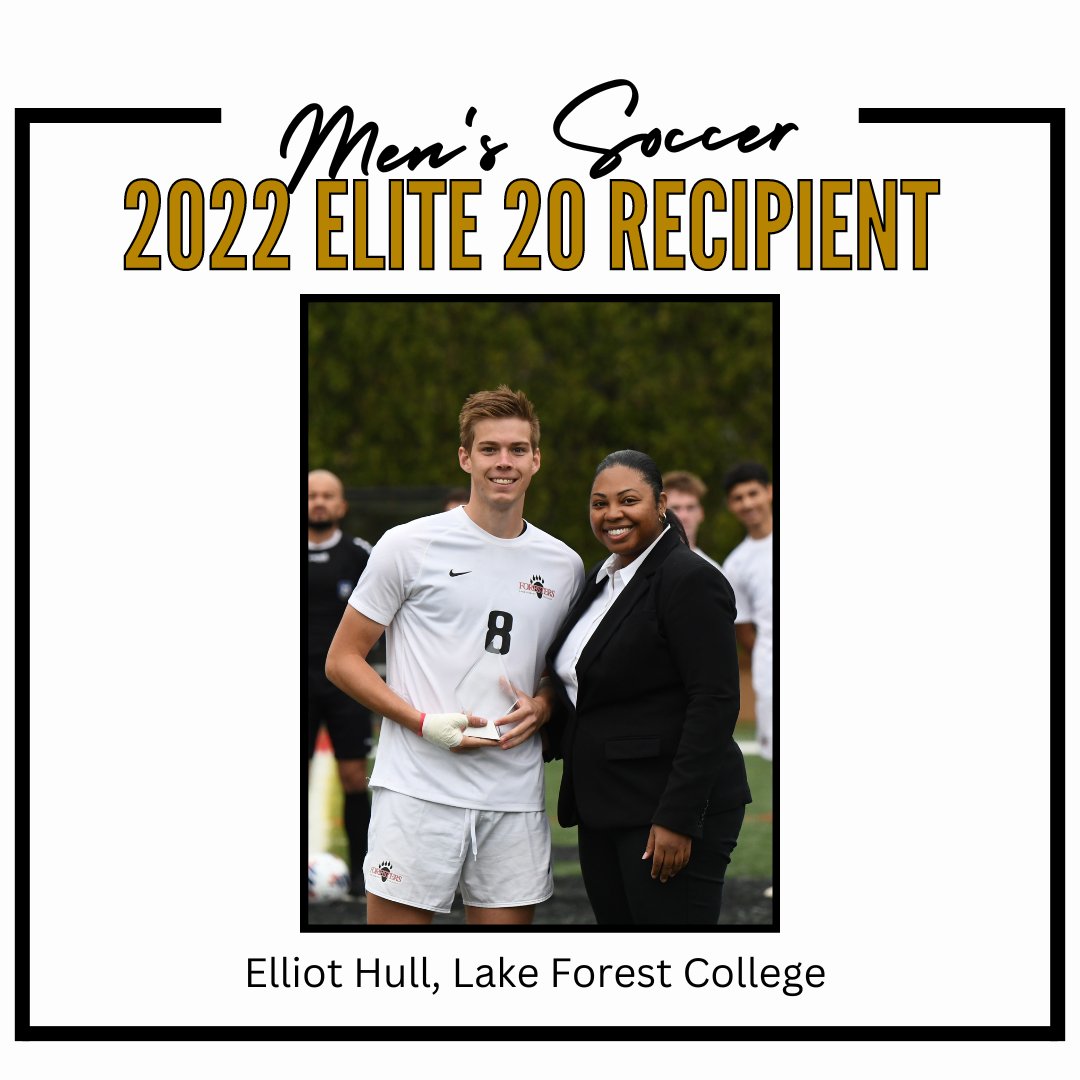 Midwest Conference (@mwcsports) on Twitter photo Congratulations to Elliot Hull of Lake Forest College! Elliot is the 2022 MWC Men's Soccer Elite 20 Award recipient! <a href="/LFAthletics/">Forester Athletics</a> Congratulations to Elliot Hull of Lake Forest College! Elliot is the 2022 MWC Men's Soccer Elite 20 Award recipient! <a href="/LFAthletics/">Forester Athletics</a>