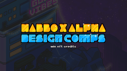 Habb_OG's tweet photo. With #HabboNFT Alpha coming soon, we have 4 design competitions this month for @HabboNFT!

Win NFT Credits!
🔄 Retweet &amp; Follow = 1K
🎁 Design = 3K

Rules:
1. Design should meet the vision &amp; idea of web3 #Habbo
2. Submit your designs below

Be creative &amp; GOOD LUCK!
⤵️More Details https://t.co/KMRIArBrSN