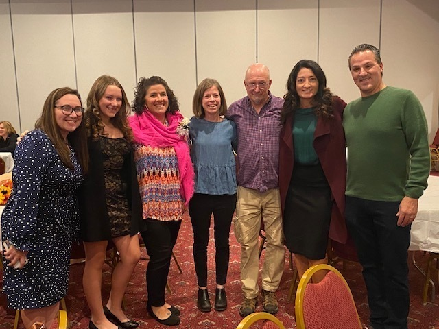 Congratulations to Kristine Straus who was honored at the RI Art Education Association award ceremony last night as the RI Secondary Art Educator of the Year.  Mrs. Straus was introduced by her nominee, Smithfield High School senior, Kristen Ryan.