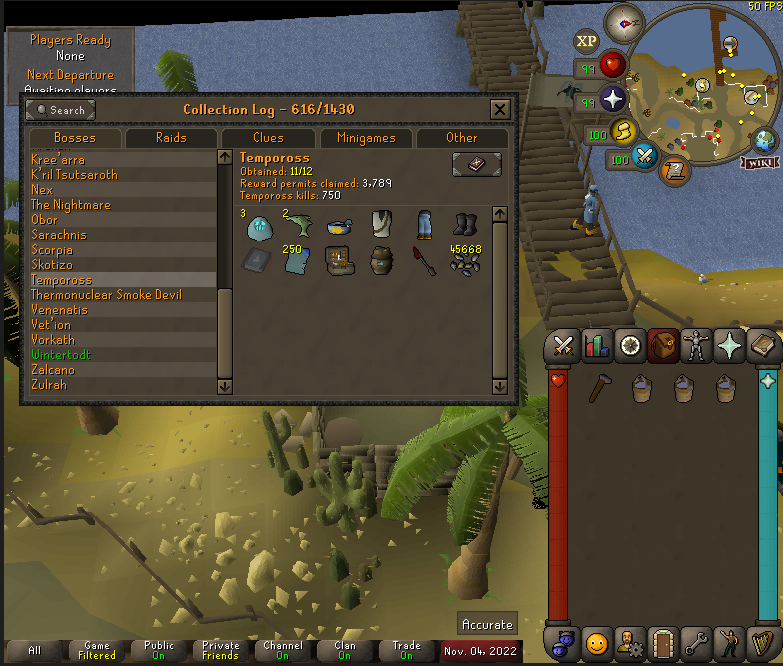 NirnaeOSRS's tweet photo. When a "short" hunt for the Tome of Water turns into this:

99 Fishing ✅ 15/23

#OSRS #OldSchoolRuneScape #99Fishing #OnlyFishingForComplimentsNow https://t.co/g94DsvPcBh