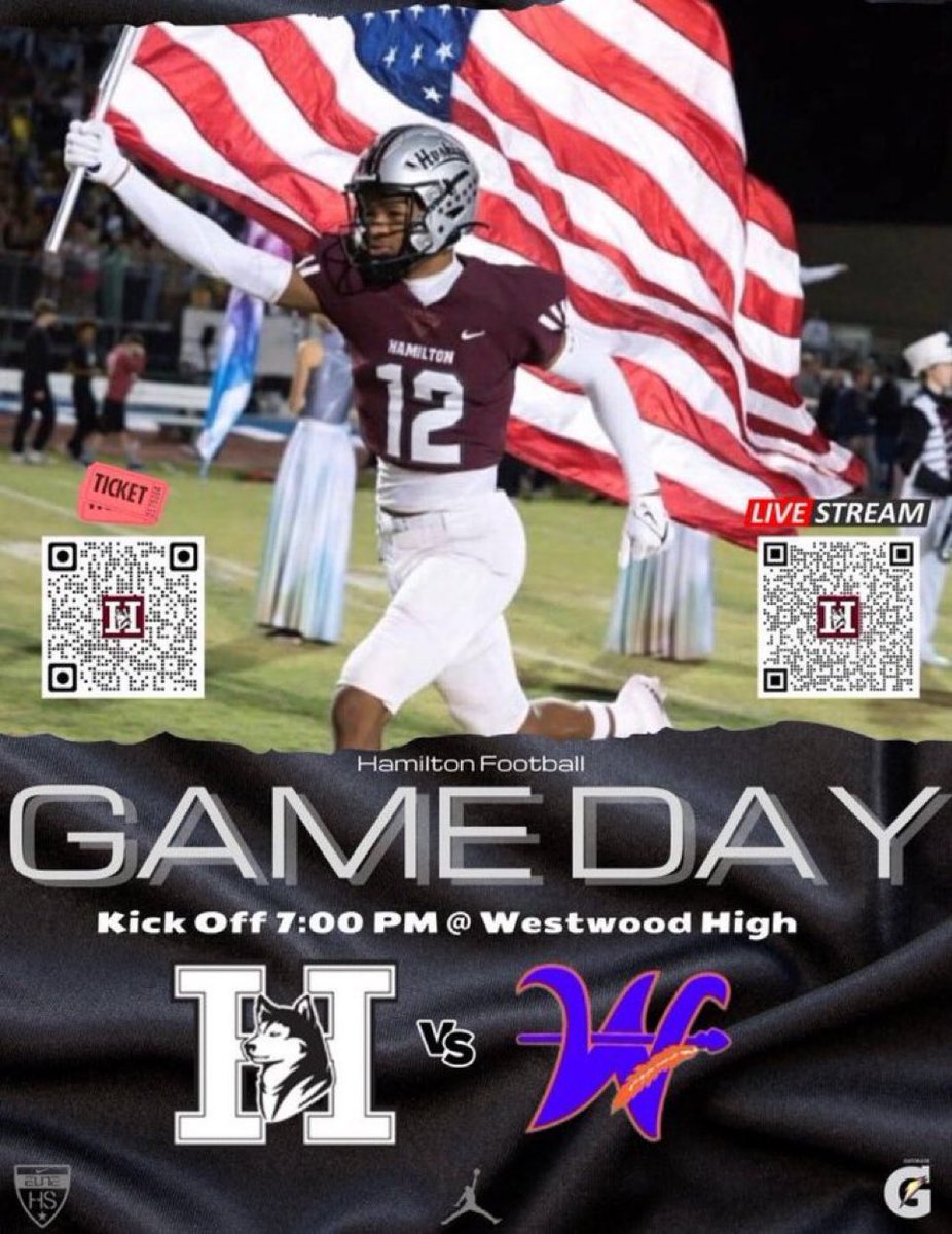 HamiltonAthletics (@hhs_athletics_1) on Twitter photo Huskies on the road tonight as they travel to <a href="/WestwoodMesa/">Westwood Athletics</a> ! Kickoff set for 7pm! Huskies on the road tonight as they travel to <a href="/WestwoodMesa/">Westwood Athletics</a> ! Kickoff set for 7pm!