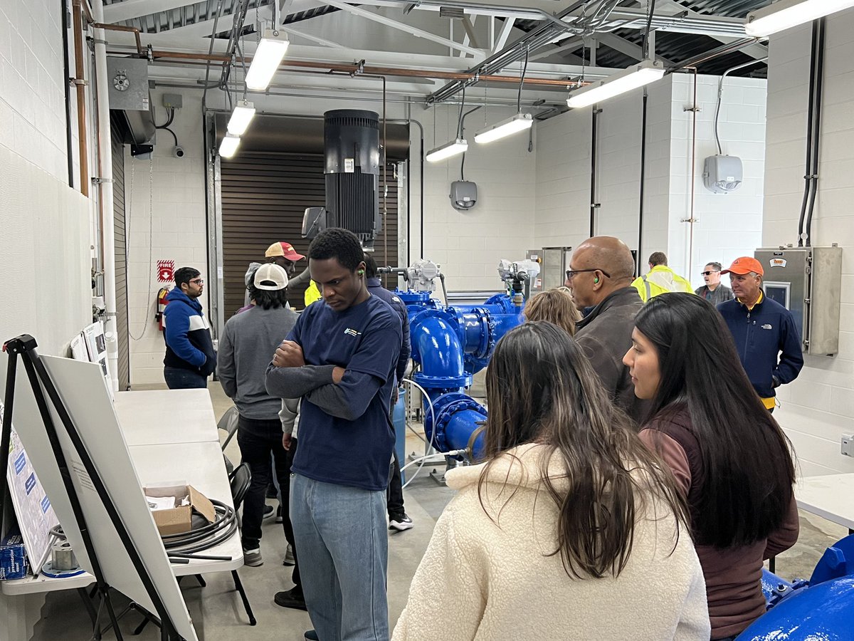 AgWaterCenter's tweet photo. At our second stop, we met with engineers from the City of Woodland to learn about their use of aquifer storage and recovery wells to maintain surface water quality throughout the city. https://t.co/TvXBcqYkn0