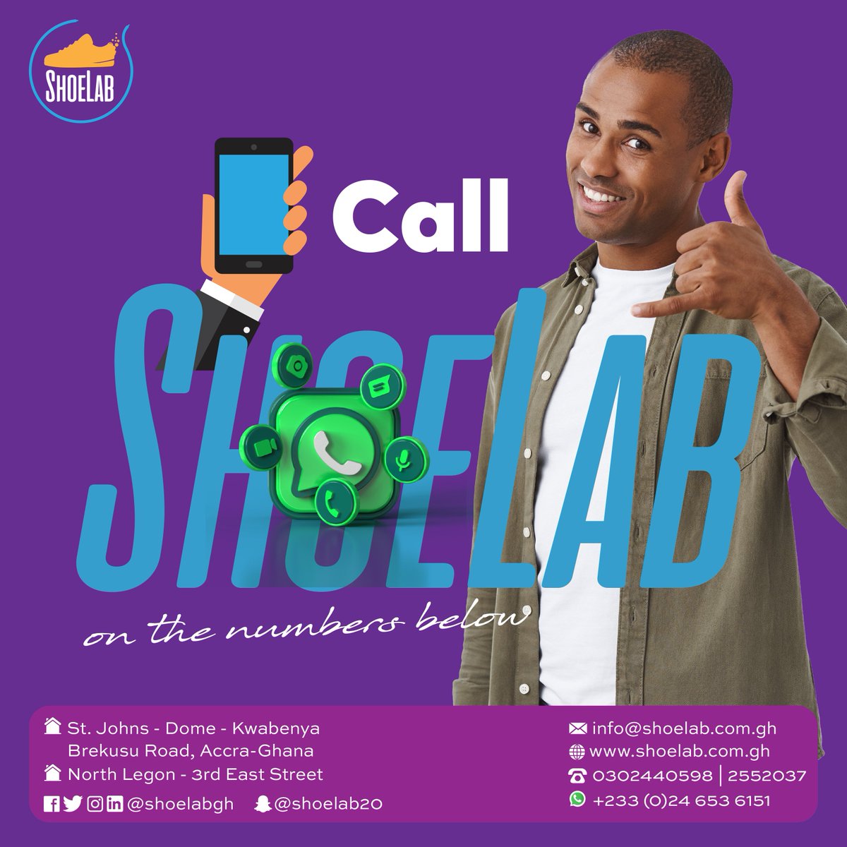 shoelabgh's tweet photo. Call us on time, book us on time so we can deliver on time.
#shoelabgh #cleanshoe #washme #cleansole #cleaning #service #WashME #shoeshop #accra #locateme📍
Call us on:
0302440598
0302552037
WhatsApp us on:
+233(0)24 653 6151
Visit our website:
https://t.co/fKRhgyBvsi https://t.co/ILOlMkjyIm