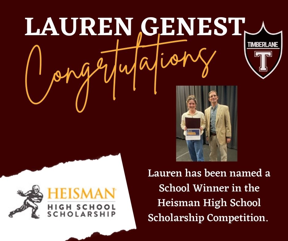 Congratulations Lauren!!