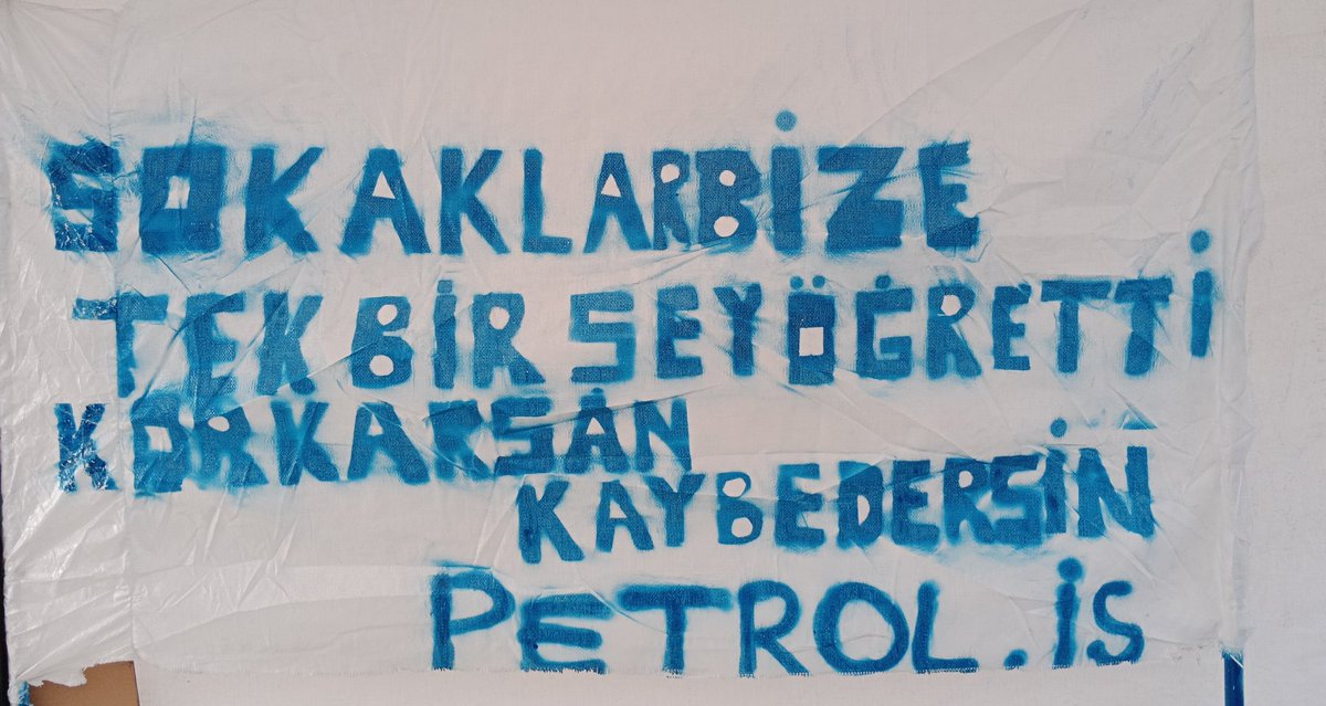 Bugün Gördüğüm En Güzel Söz 
93. Gündür direnen Pulver İşçisi Yalnız Değildir. ✌️✊
#PulvereSendikaGirecek