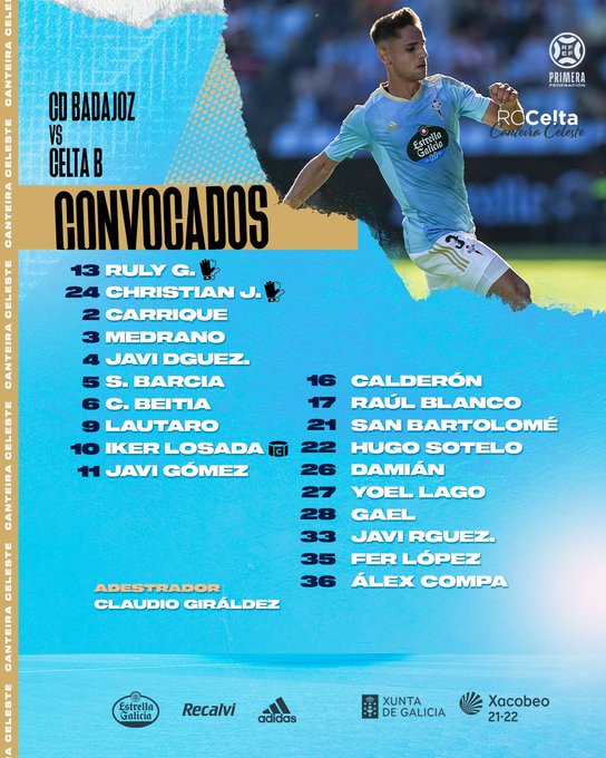  2022-2023 | 11º Jornada | CD Badajoz 1 - 0  Celta B FgvPw37WAAYG4sA?format=jpg&name=small