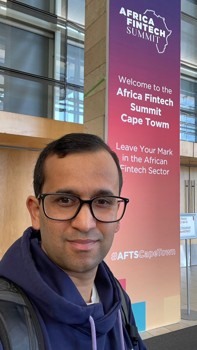 JayDahal's tweet photo. What a memorable experience at the Africa Fintech Summit 2022! Happy to have learned from thought leaders from all over the world, and go glad that Machnet gets to be a part of something this monumental. #AFTS2022 #AFTS #Capetown2022 #MakeItMachnet #Machnet https://t.co/mwDlOIwro1