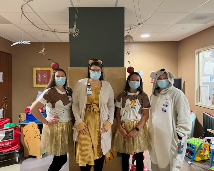 wdhospital's tweet photo. Let's finish off this Halloween week with some cuteness!
Pictured are a couple of adorable NICU babies in their costumes, and our pedi staff all dressed up! https://t.co/o7d0ezZklu