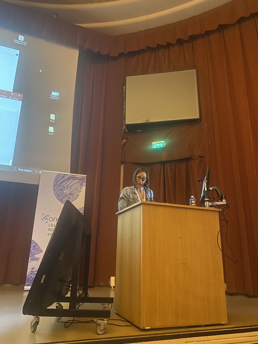 Pauline_Justin's tweet image. Petit aperçu de l’équipe #cancer du laboratoire #SCALab de l’@univ_lille présente pour présenter ses travaux @Fournier_VY @opsyrii