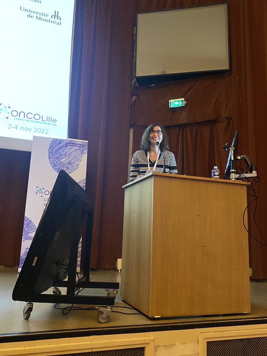 Pauline_Justin's tweet image. Petit aperçu de l’équipe #cancer du laboratoire #SCALab de l’@univ_lille présente pour présenter ses travaux @Fournier_VY @opsyrii