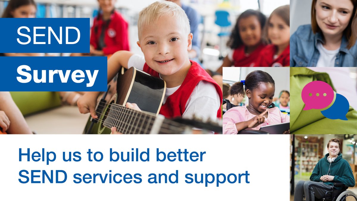 BCPCouncil's tweet photo. We would like to hear from parents, carers, children and young people in the BCP area who access support for special educational needs and disabilities (SEND).

You can complete the survey online at:
https://t.co/cKU0JdeJ3z. https://t.co/ZJpq4uXVGr